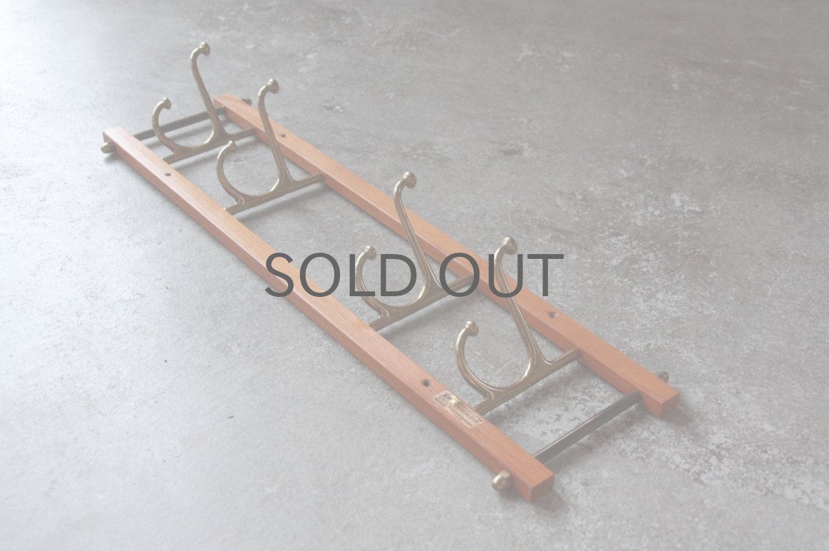 画像4: Skogslunds Metallgjuteri社製/ヴィンテージ真ちゅうウォールハンガー/フック/ 57cm/No.2 (4)