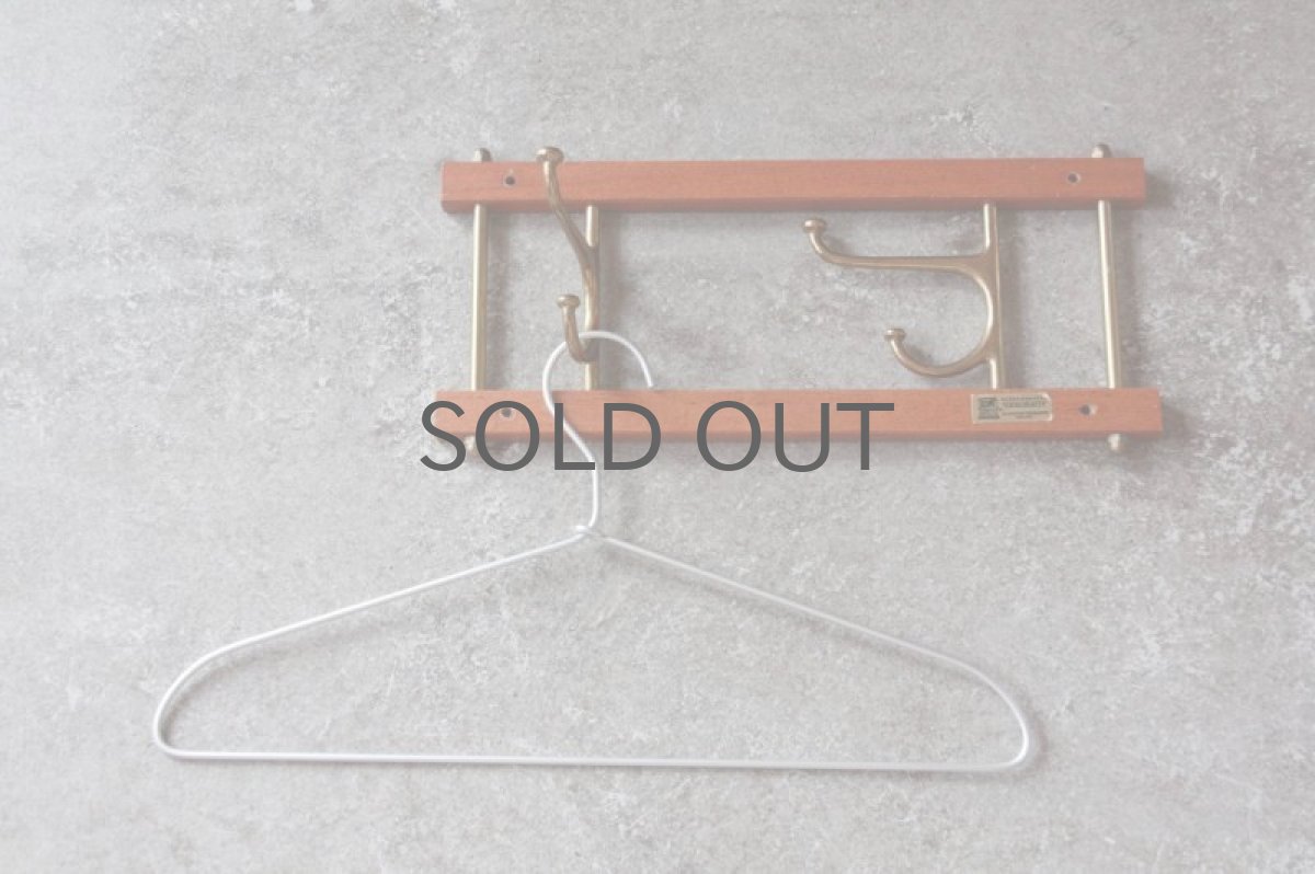 画像2: Skogslunds Metallgjuteri社製/ヴィンテージ真ちゅうウォールハンガー/フック/ 35cm/No.1 (2)