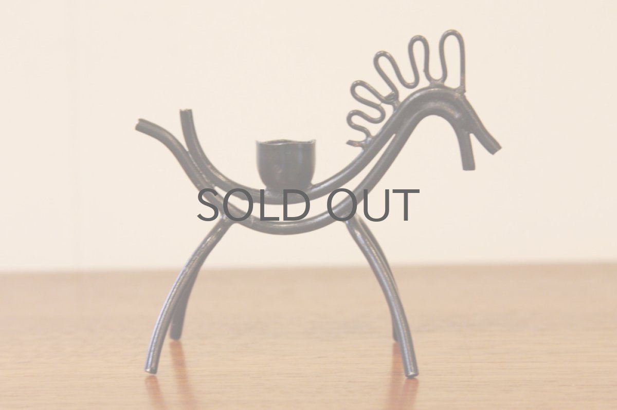 画像2: スウェーデン Gunnar Ander キャンドルスタンド ポニー (2)