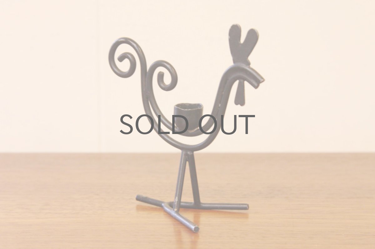 画像2: スウェーデン　Gunnar Ander　キャンドルスタンド　ニワトリ (2)