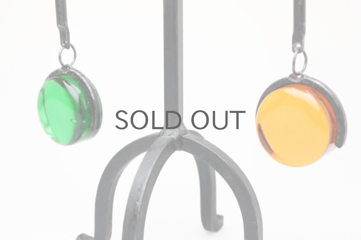 画像3: ヴィンテージキャンドルホルダー 2色ガラス (3)