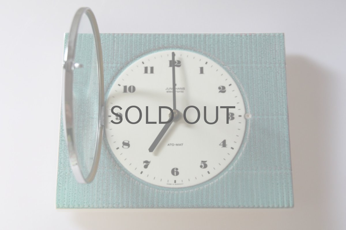画像2: ヴィンテージ インテリア雑貨/ 陶製 壁掛け時計 Junghsns製 ドイツ (2)