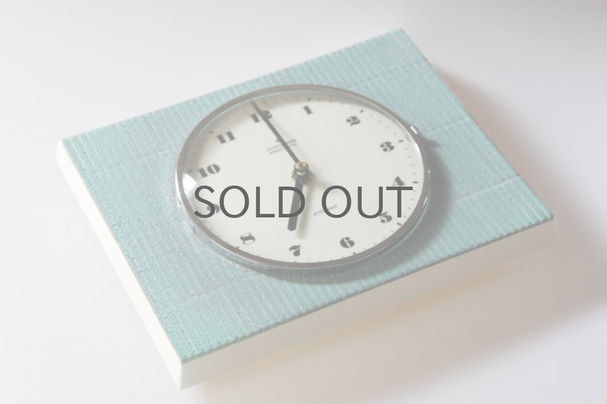 画像3: ヴィンテージ インテリア雑貨/ 陶製 壁掛け時計 Junghsns製 ドイツ (3)