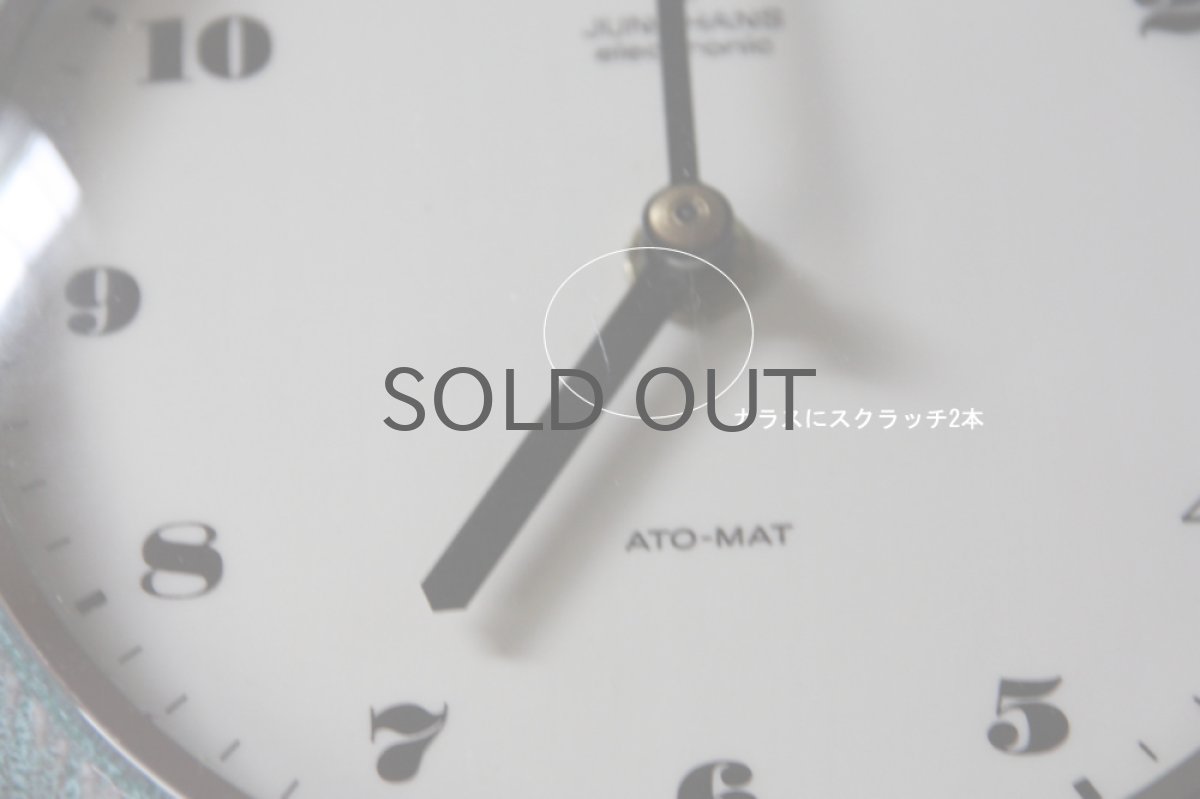 画像4: ヴィンテージ インテリア雑貨/ 陶製 壁掛け時計 Junghsns製 ドイツ (4)