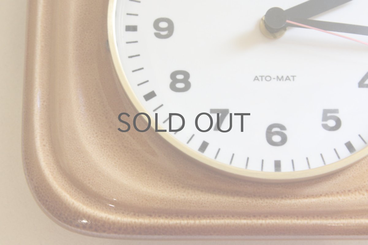 画像4: ヴィンテージ陶製　壁掛け時計　Junghsns製 ドイツ (4)