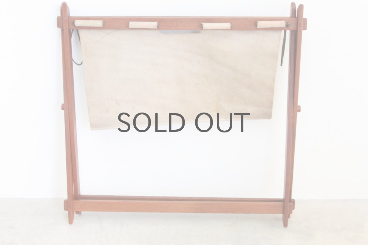 画像5: デンマーク製　チーク+ベロア　マガジンラック (5)