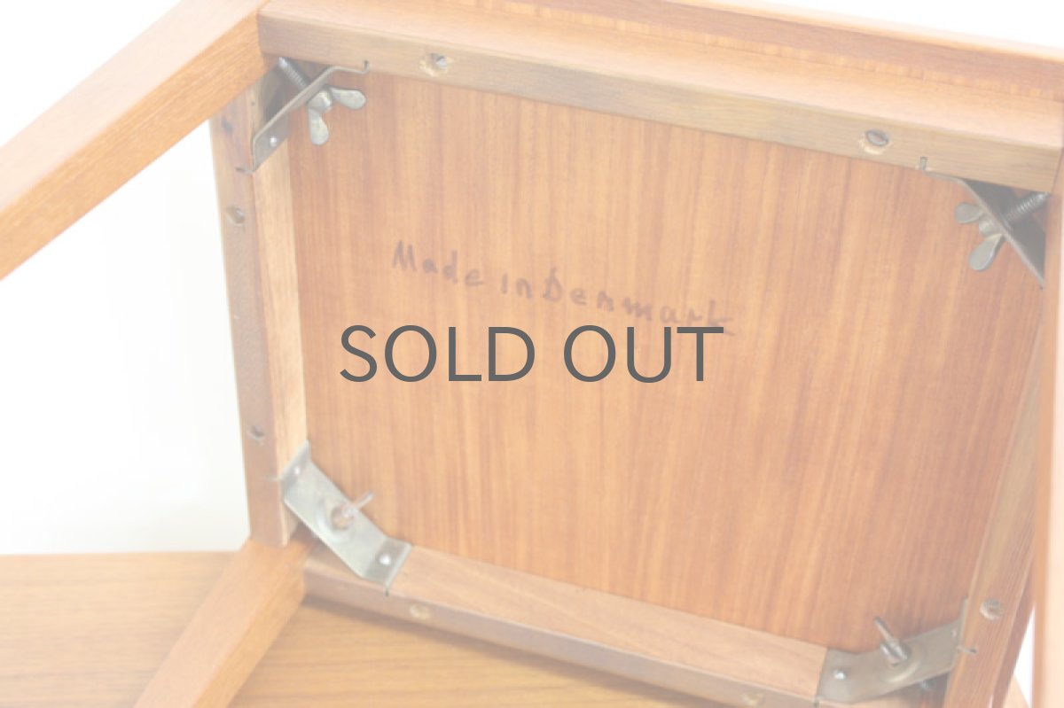 画像5: 北欧ヴィンテージ/デンマーク  チークネストテーブル  No.1 (5)