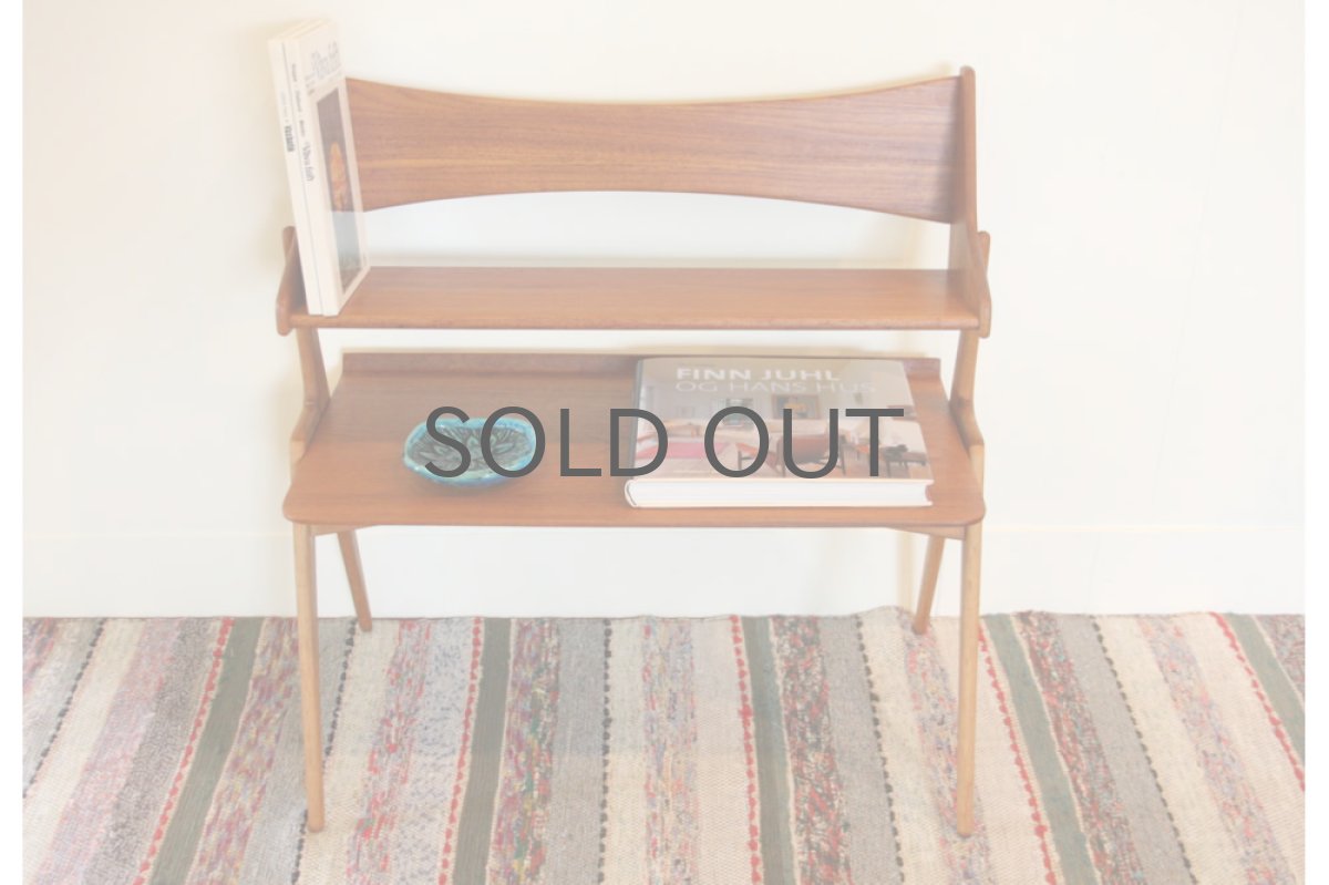 画像2: デンマーク製　チーク　スモールラック (2)