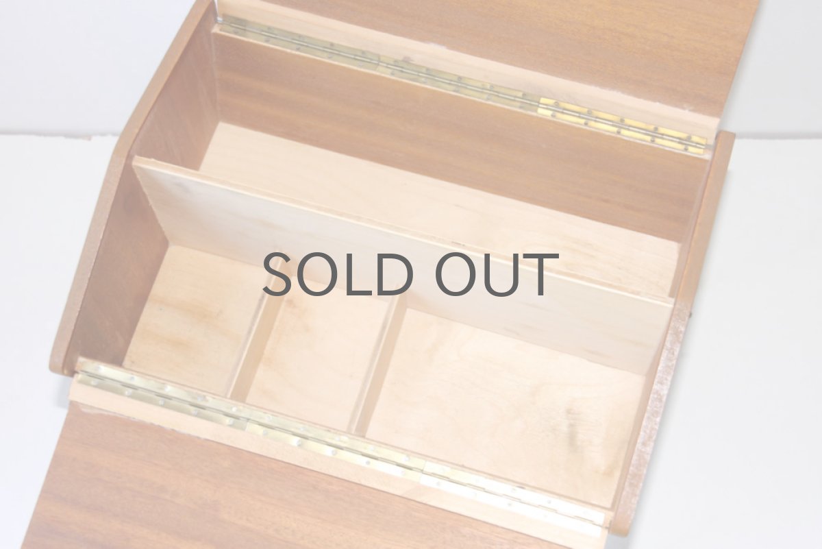 画像5: スウェーデン製　ミニソーイングボックス　脚付き (5)