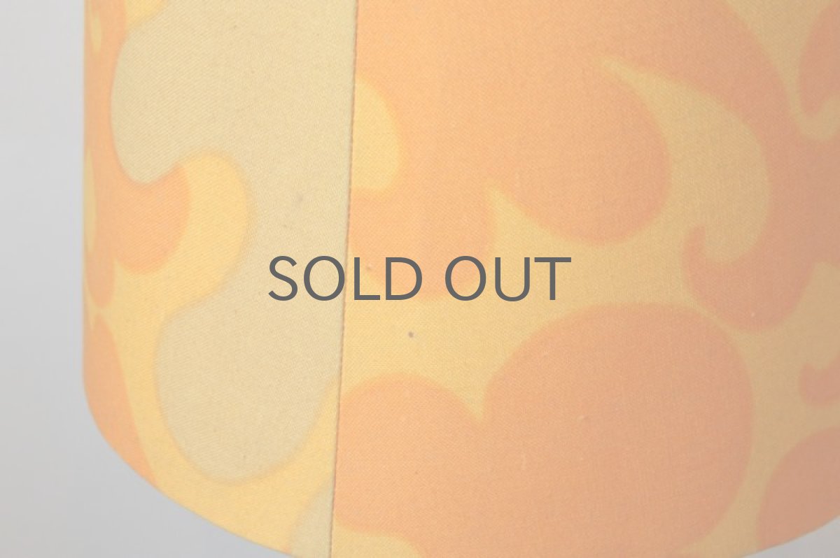 画像4: スウェーデン製 テーブルライト チーク×オレンジシェード (4)