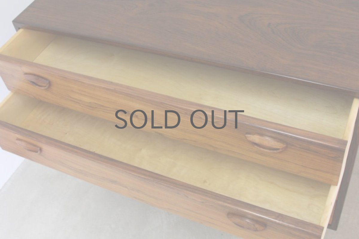画像4: Kai Kristiansen カイ・クリスチャンセン ローズウッド 4段チェスト (4)