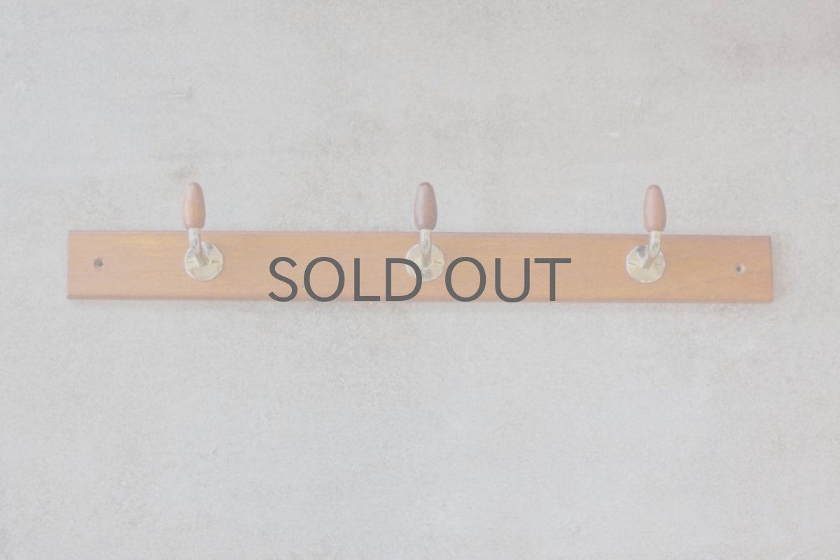 画像3: 北欧インテリア雑貨/デンマーク/チークのフック 60cm (3)