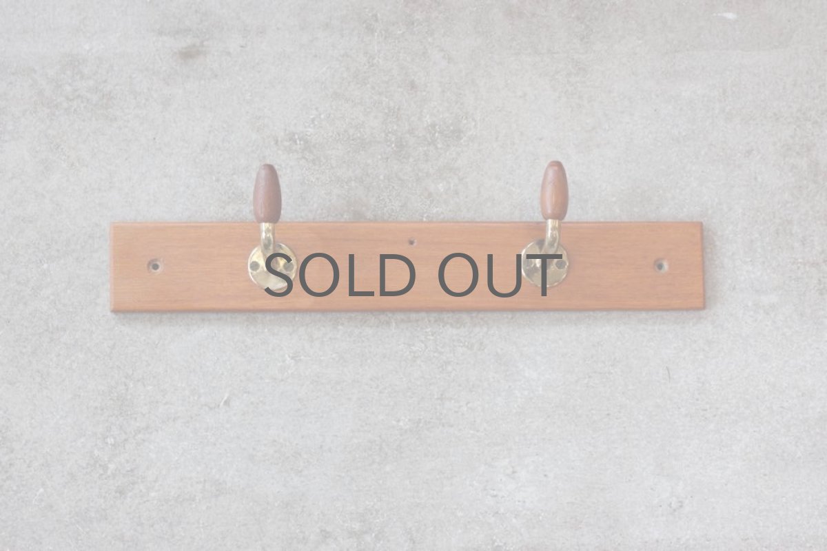 画像3: 北欧インテリア雑貨／デンマーク／チークのフック　４０cm (3)