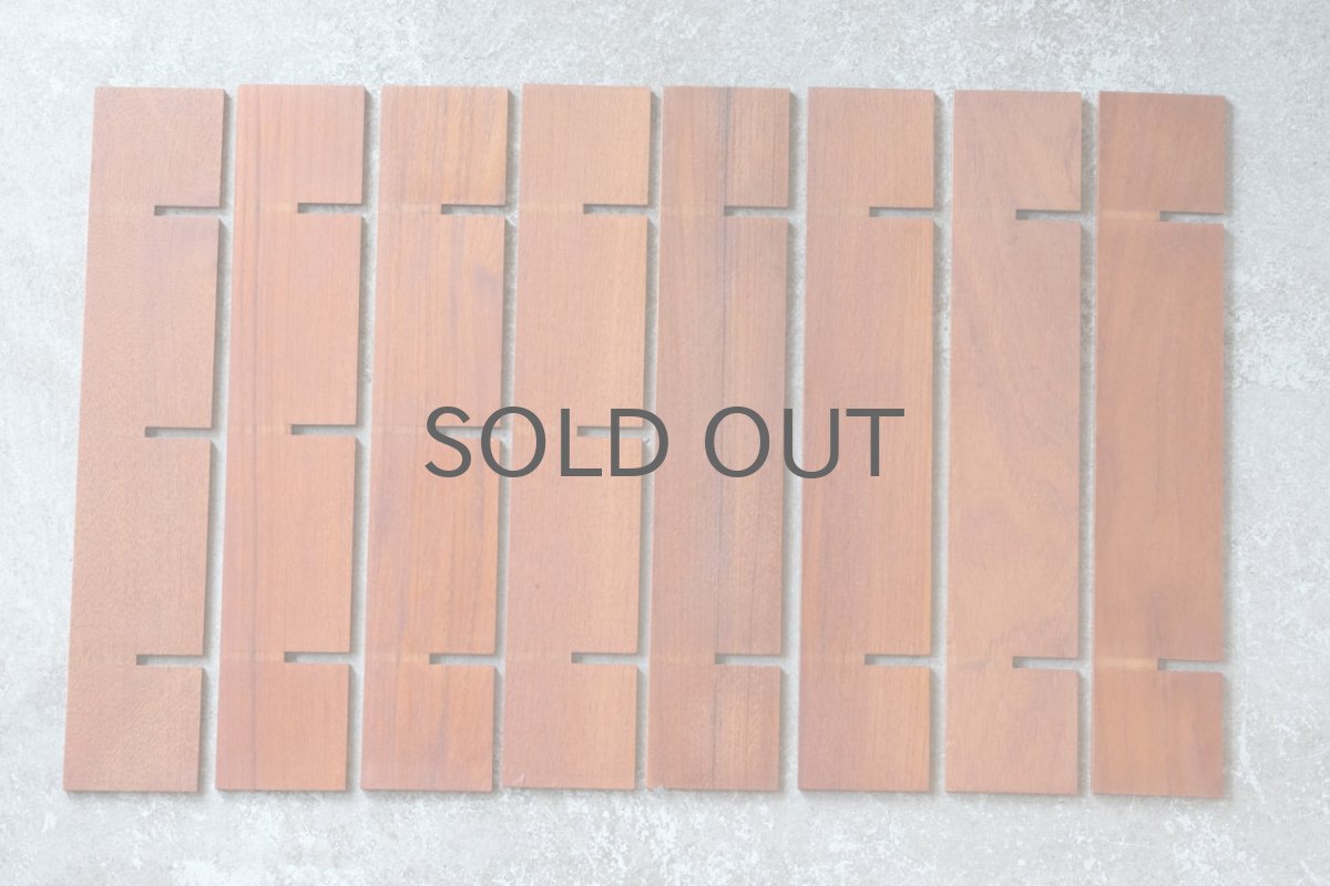 画像5: 北欧ビンテージインテリア雑貨/チーク/壁掛け飾り棚/スクエアー  (5)