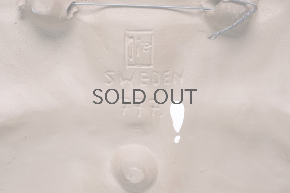 画像3: スウェーデン/Jie gantofta/ジィ　ガントフタ/陶板の壁掛け/ 蝶/イエロー系 (3)