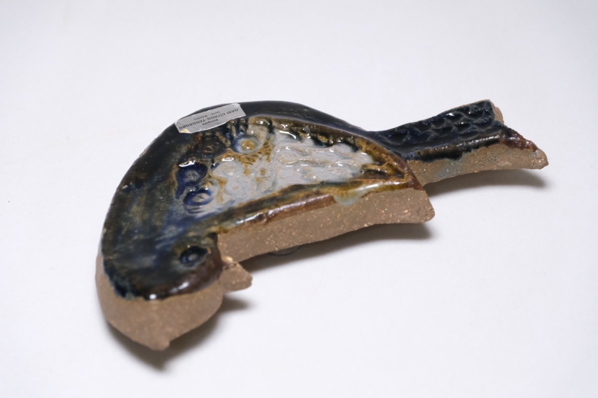 画像6: スウェーデン/Gabi Citron Tengborg/ガビ・シトロン・テンボルグ/陶板/小鳥/No.1 (6)