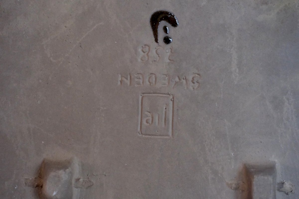 画像9: スウェーデン/Jie gantofta/ジィガントフタ/ホワイトチューリップ陶板/ホワイト (9)