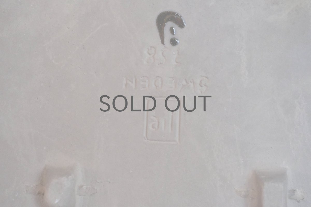 画像9: スウェーデン/Jie gantofta/ジィガントフタ/ホワイトチューリップ陶板/ホワイト (9)