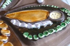 画像6: スウェーデン/Jie gantofta/ジィ　ガントフタ/陶板の壁掛け/ 蝶/イエロー系 (6)