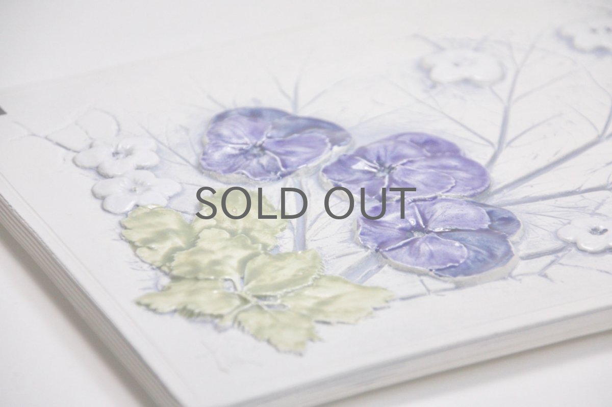 画像4: Jie  gantofta/ジイ・ガントフタ /陶板の壁掛け/Aimo Nietosvuori/ホワイト/ビオラ (4)