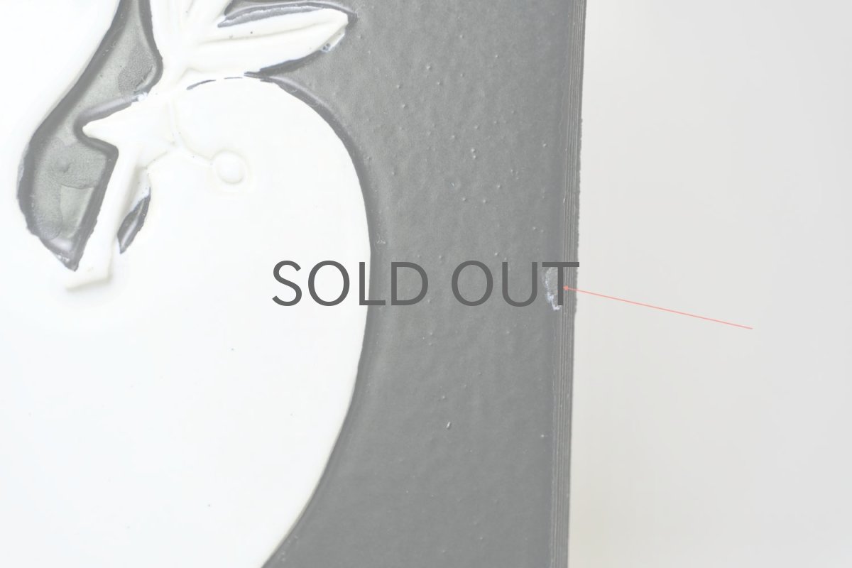 画像3: Jie  gantofta/ジイ・ガントフタ /陶板の壁掛け/Aimo Nietosvuori/ホワイト小鳥 (3)