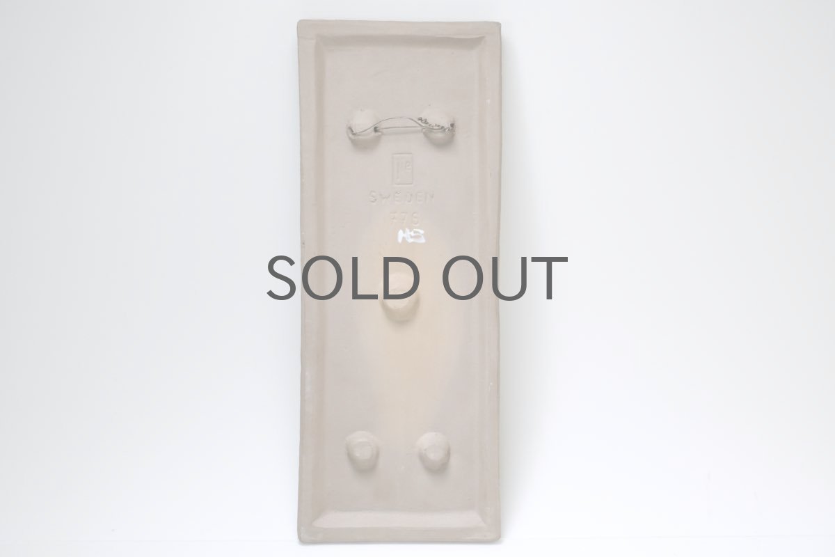 画像7: スウェーデン/Jie gantofta/ジィ ガントフタ/3連蝶陶板/ペールグリーン系 (7)