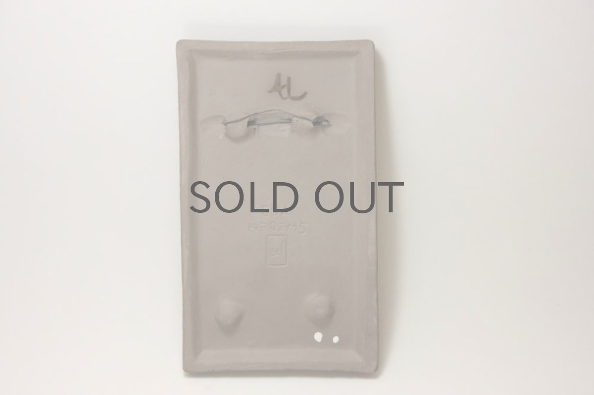 画像5: スウェーデン Jie gantofta ジィ ガントフタ イエロー花 陶板 (5)