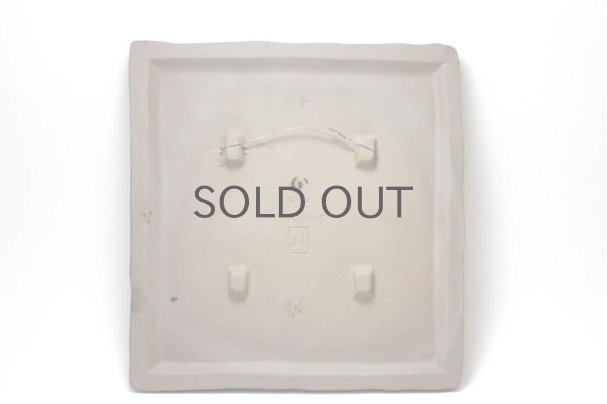 画像5: スウェーデン/Jie gantofta/ジィ　ガントフタ/ホワイトチューリップ陶板/ホワイト (5)