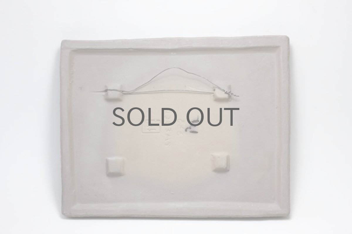 画像6: スウェーデン/Jie gantofta/ジィ ガントフタ/ホワイトフラワー陶板の壁掛け  (6)