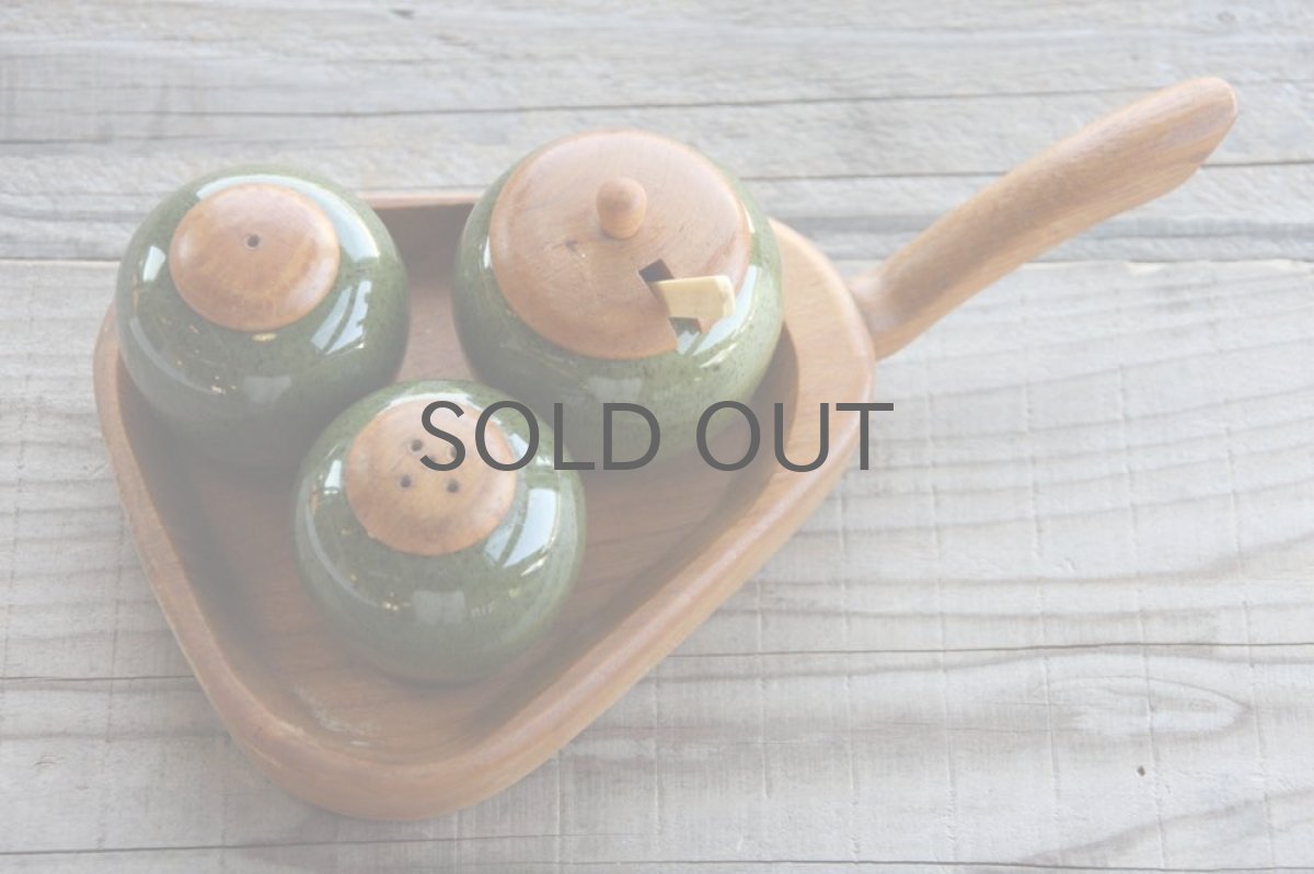 画像3: Jie/ジィ  スパイスポットセット チークトレー付 グリーン (3)