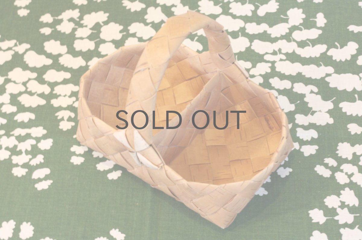 画像3: 北欧インテリア雑貨/白樺かご/バスケット/ハンドメド/ハンドル付き/新品/No.2 (3)