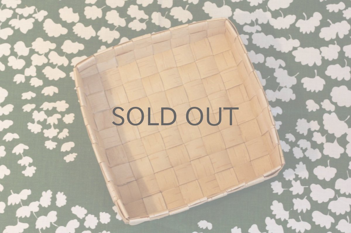 画像3: 北欧インテリア雑貨/白樺かご/バスケット/ハンドメド/スクエアー/新品/No.4 (3)