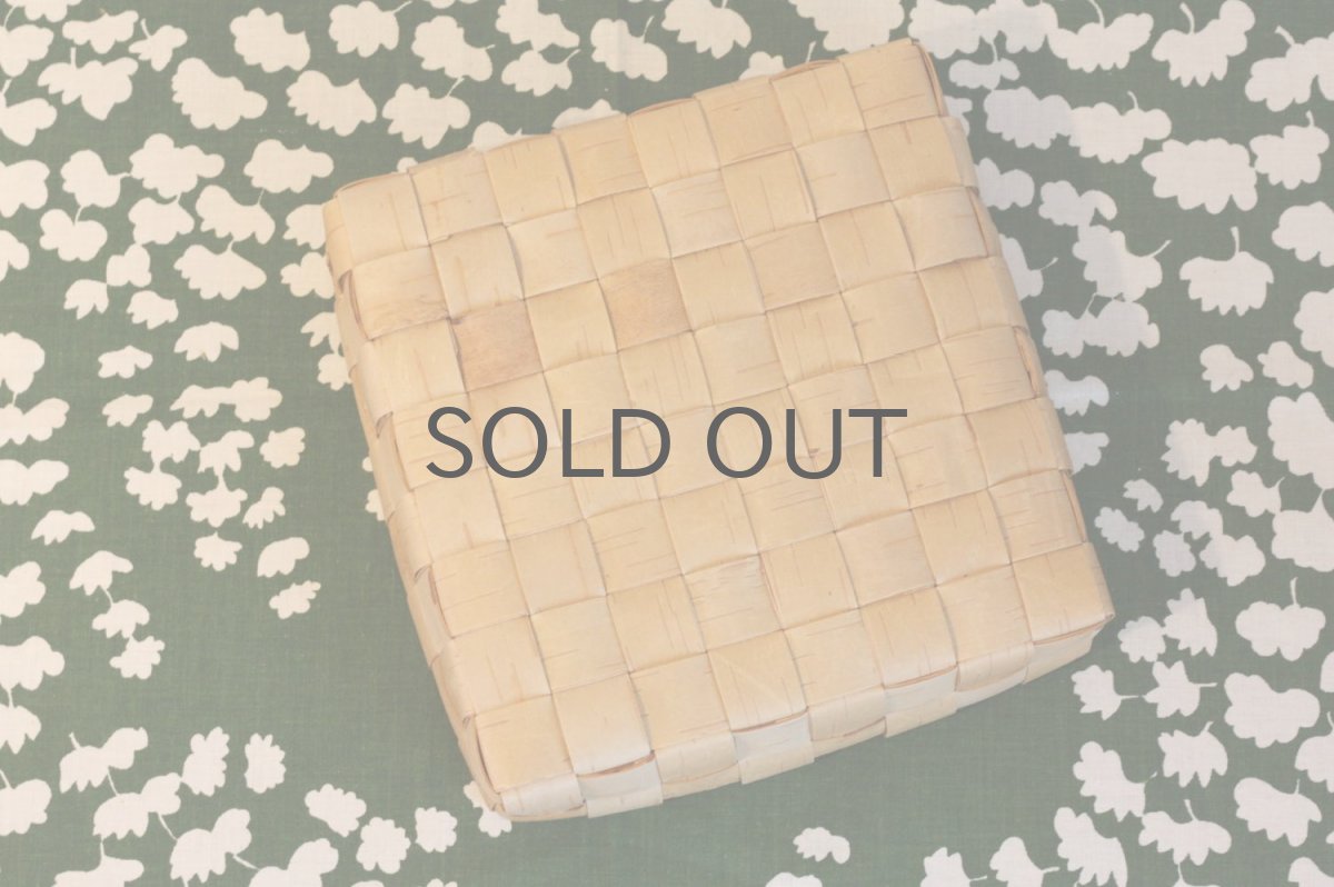 画像4: 北欧インテリア雑貨/白樺かご/バスケット/ハンドメド/スクエアー/新品/No.4 (4)