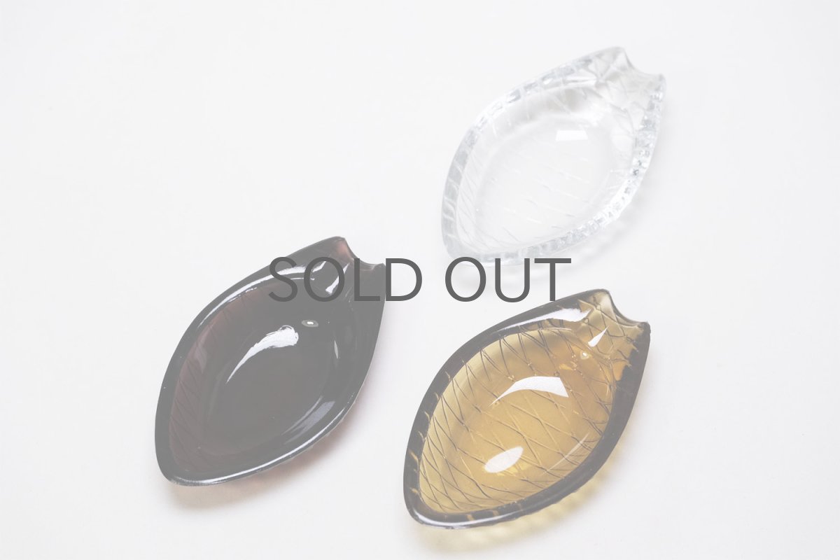 画像6: ビンテージ北欧雑貨/Kaj Franck/カイ・フランク/Nuutajarvi/ヌータヤルヴィ/アッシュトレー/フィッシュ/3個セット/オリジナルBOX (6)