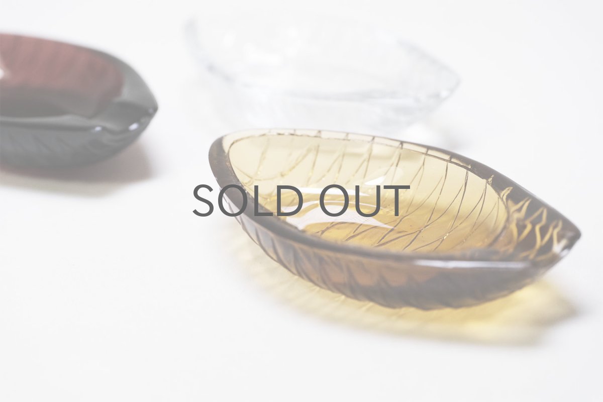 画像4: ビンテージ北欧雑貨/Kaj Franck/カイ・フランク/Nuutajarvi/ヌータヤルヴィ/アッシュトレー/フィッシュ/3個セット/オリジナルBOX (4)