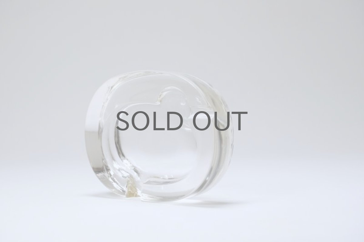 画像4: ビンテージ北欧雑貨/Kaj Franck/カイ・フランク/Nuutajarvi/ヌータヤルヴィ/Tuhka tipu/6651/アッシュトレー/クリア (4)