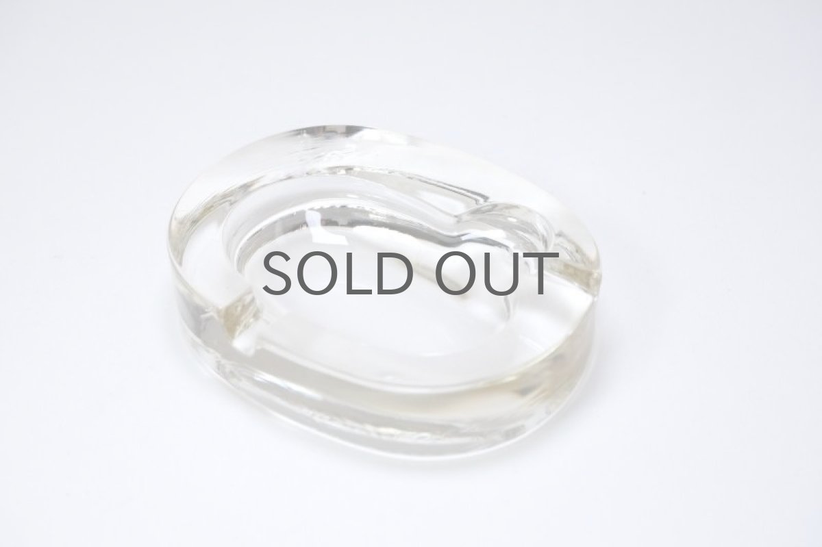 画像3: ビンテージ北欧雑貨/Kaj Franck/カイ・フランク/Nuutajarvi/ヌータヤルヴィ/Tuhka tipu/6651/アッシュトレー/クリア (3)