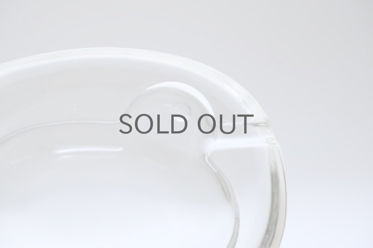 画像2: ビンテージ北欧雑貨/Kaj Franck/カイ・フランク/Nuutajarvi/ヌータヤルヴィ/Tuhka tipu/6651/アッシュトレー/クリア (2)