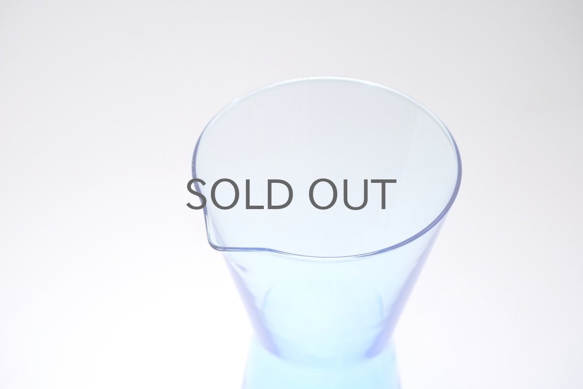 画像4: ビンテージ北欧雑貨/Kaj Franck/カイ・フランク/1610/カラフェ/Nuutajarvi/ヌータヤルヴィ/ターコイズブルー (4)