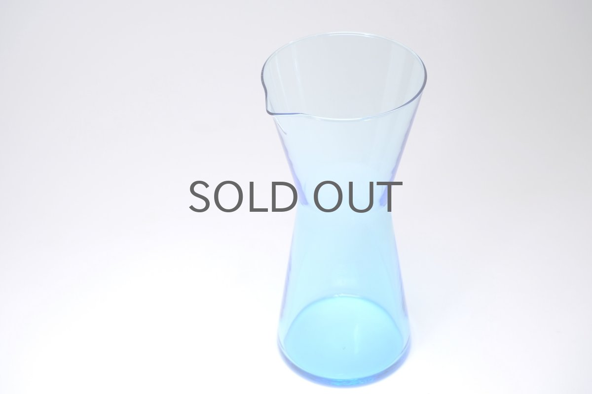 画像2: ビンテージ北欧雑貨/Kaj Franck/カイ・フランク/1610/カラフェ/Nuutajarvi/ヌータヤルヴィ/ターコイズブルー (2)