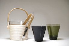 画像8: ビンテージ北欧雑貨/Kaj Franck/カイ・フランク/Nuutajarvi/ニュータヤルヴィ/Ice bucket (8)