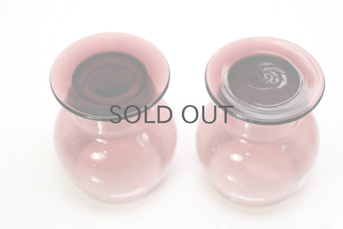 画像5: ビンテージ北欧雑貨/Kaj Franck/カイ・フランク/Wineglass 1111/Nuutajarvi/ヌータヤルヴィ/ワイングラス/パープル (5)