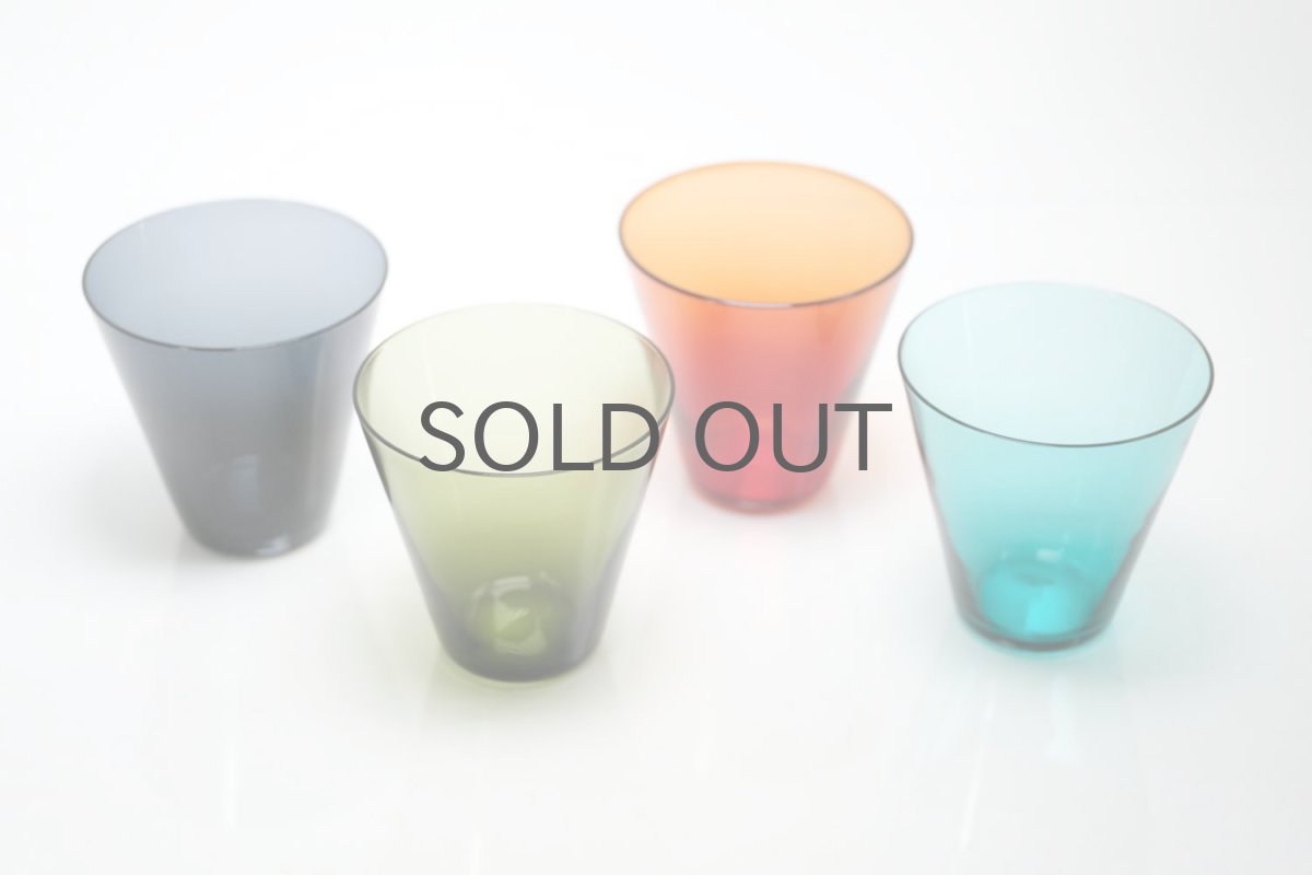 画像4: ビンテージ北欧雑貨/Kaj Franck/カイ・フランク/2744/タンブラー/Mサイズ/Nuutajarvi/ニュータヤルヴィ/ターコイスブルー (4)