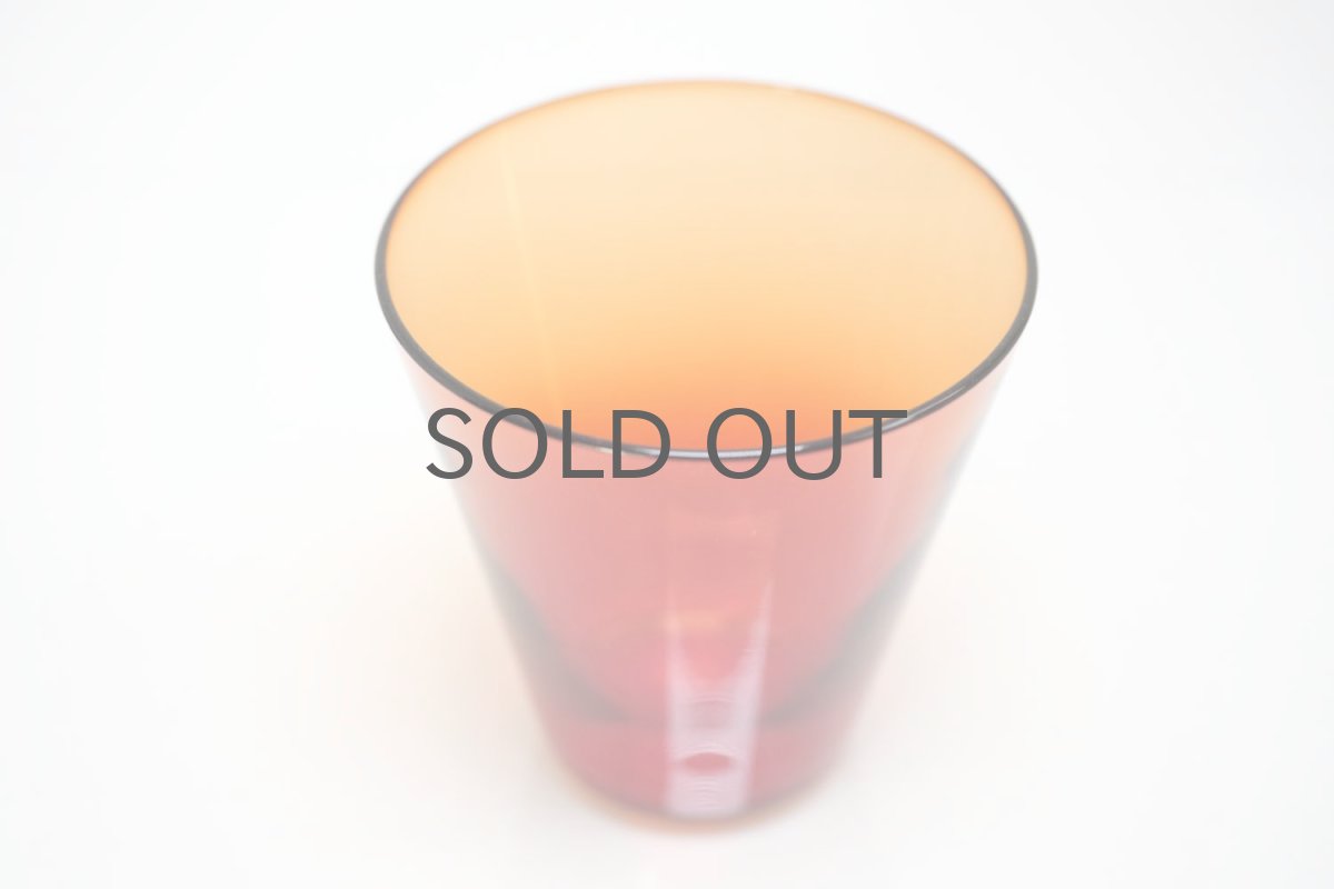 画像2: ビンテージ北欧雑貨/Kaj Franck/カイ・フランク/2744/タンブラー/Mサイズ/Nuutajarvi/ニュータヤルヴィ/スカーレット (2)