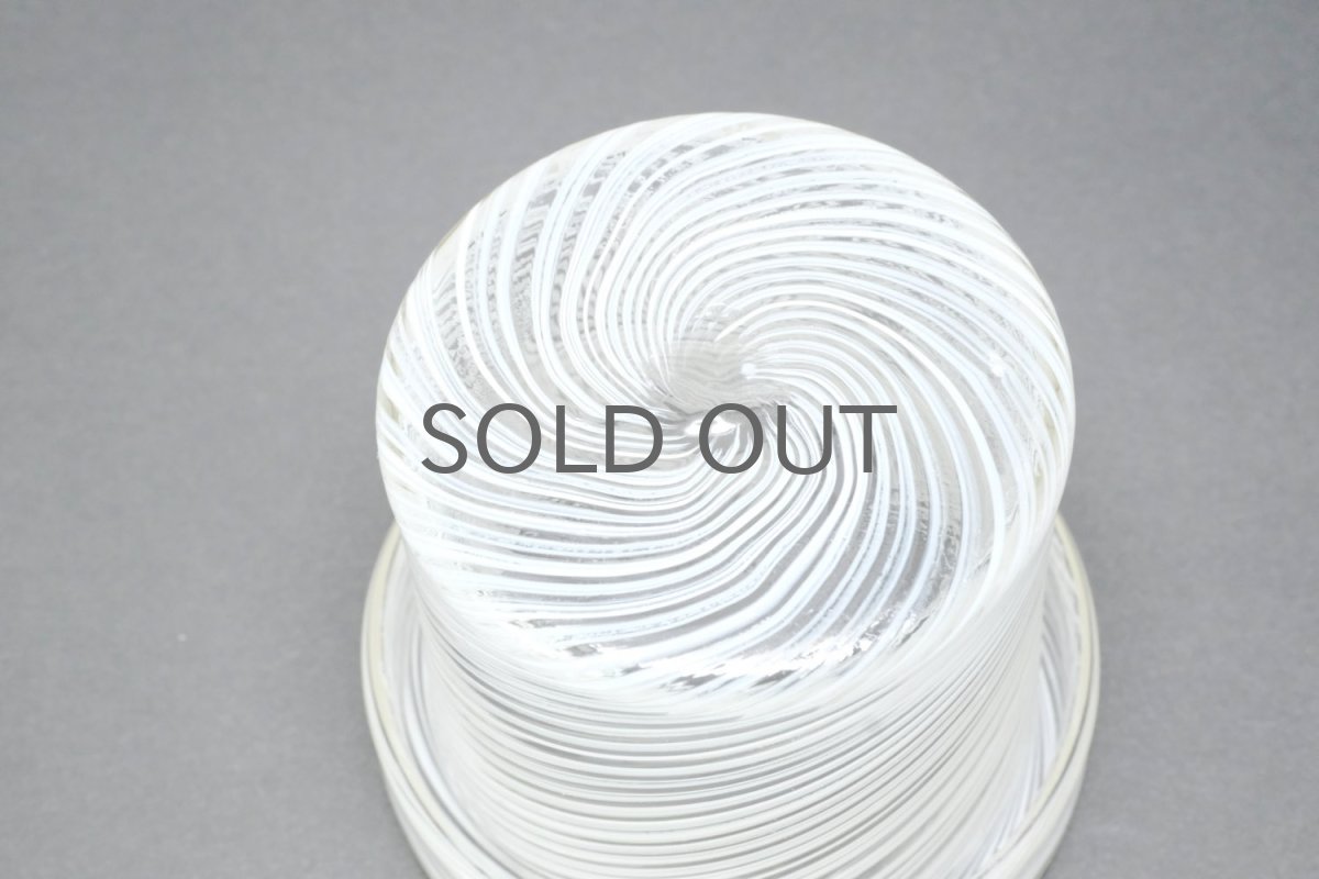 画像5: ビンテージ北欧雑貨/Kaj Franck/カイ・フランク/アートオブジェクト/KF279/フィリグリーガラス/ホワイト (5)