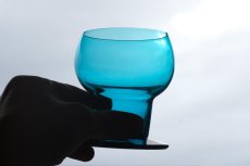 画像3: ビンテージ北欧雑貨/Kaj Franck/カイ・フランク/Wineglass 1111/Nuutajarvi/ヌータヤルヴィ/ワイングラス/ライトブルー (3)