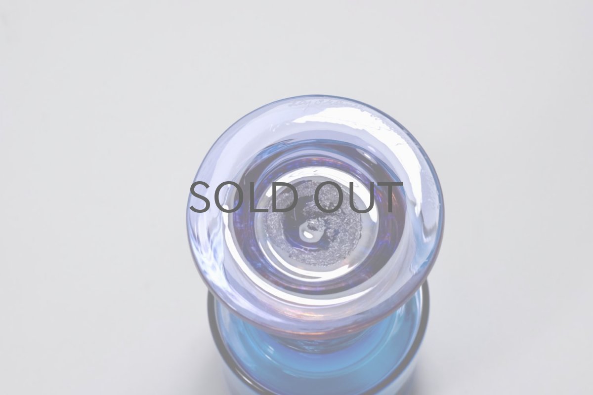 画像5: Kaj Franck/カイ・フランク/Pokaali/ゴブレット/KF486/Nuutajarvi/ヌータヤルヴィ/ブルー✕ラスタガラス (5)