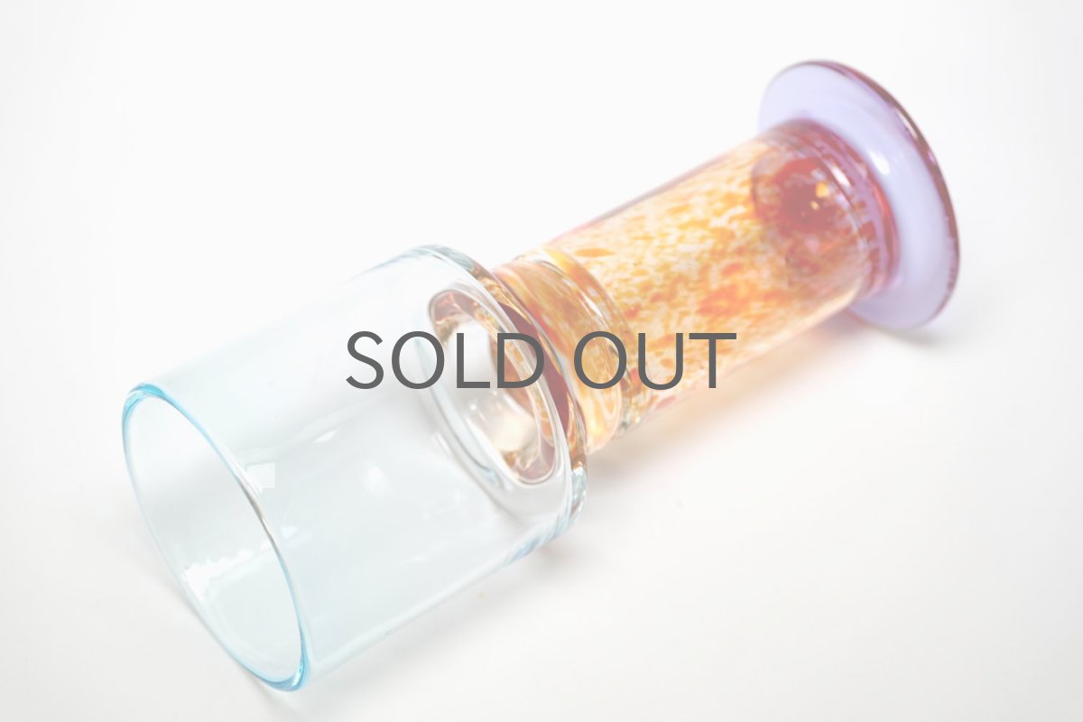 画像8: ビンテージ北欧雑貨/Kaj Franck/カイ・フランク/Pokaali/ゴブレット/KF486/Nuutajarvi/ヌータヤルヴィ/ペールブルー (8)