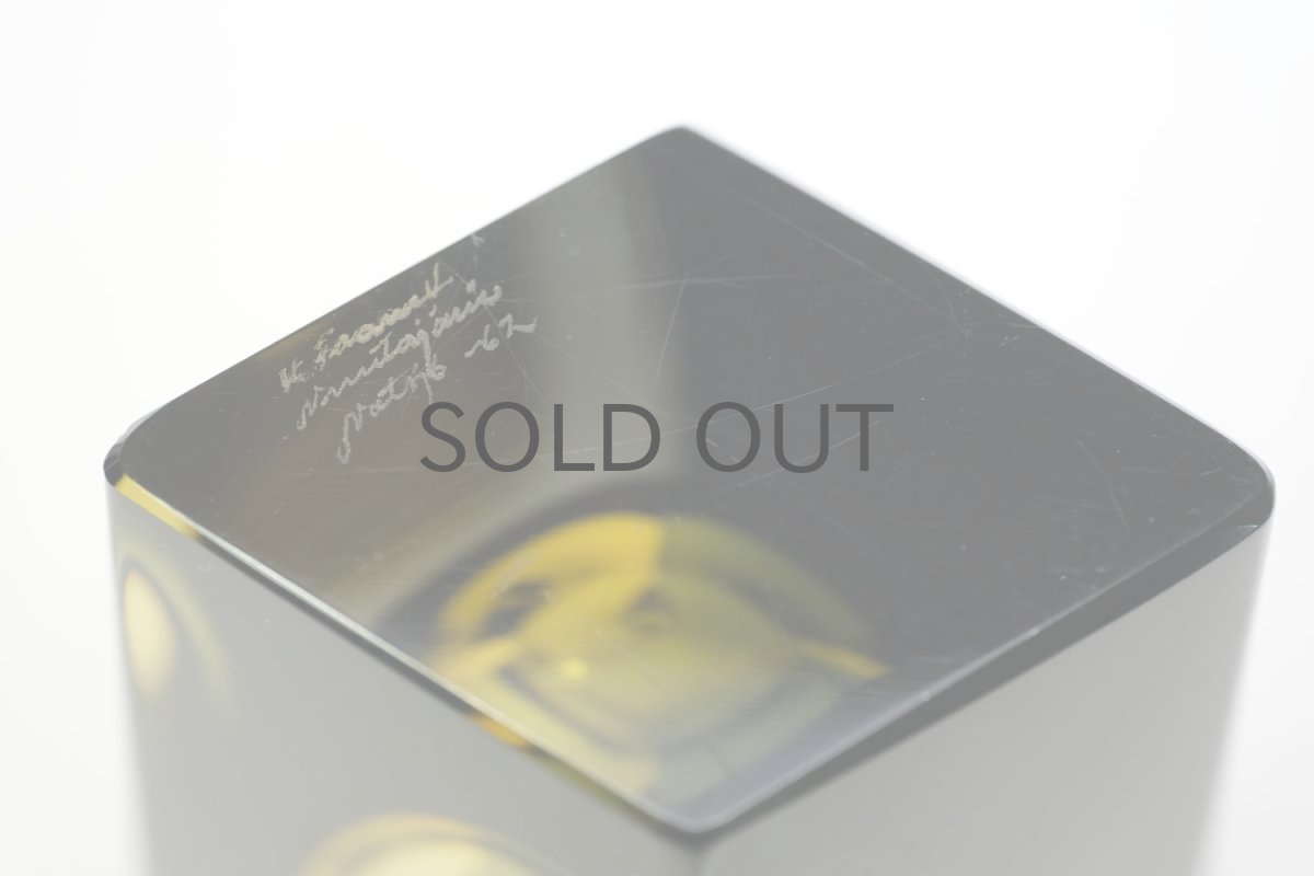 画像9: ビンテージ北欧雑貨/Kaj Franck/カイ・フランク/Nuutajarvi/ニュータルヤルヴィ/Prisma/KF215/イエロー  (9)