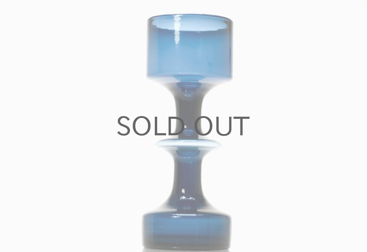 画像4: ビンテージ北欧雑貨/Kaj Franck/カイ・フランク/KF245/Nuutajarvi/ヌータヤルヴィ/ベース/ダークブルー/No.2 (4)